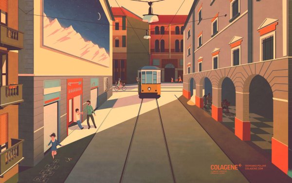 Улица иллюстрация