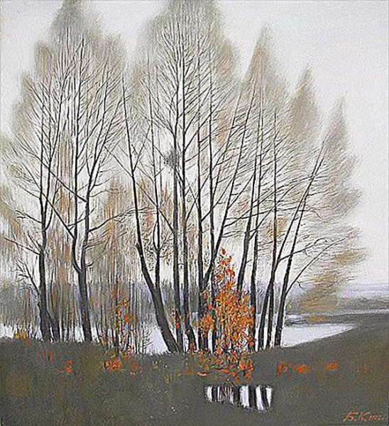 Картина поздняя осень