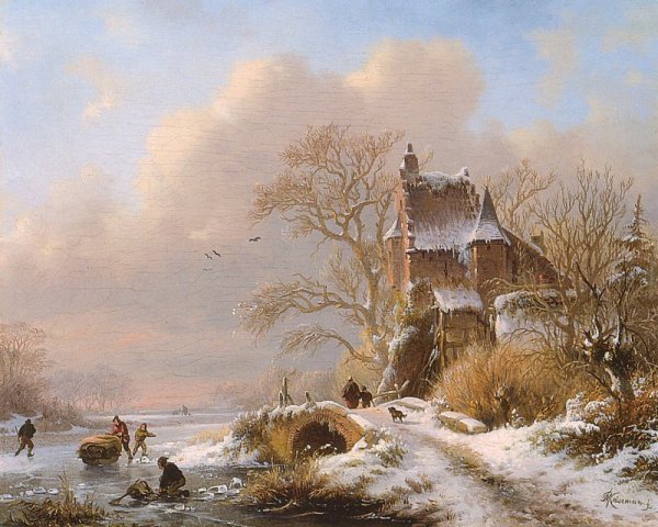 Фредерик Маринус Круземан - голландский пейзажист