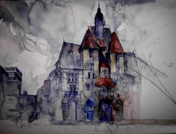 Акварельные города Майи Вронской