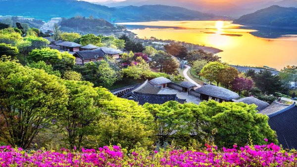 Южная Корея ландшафт горы