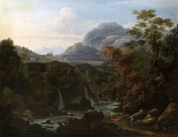 Матвеев ф м водопад в Тиволи