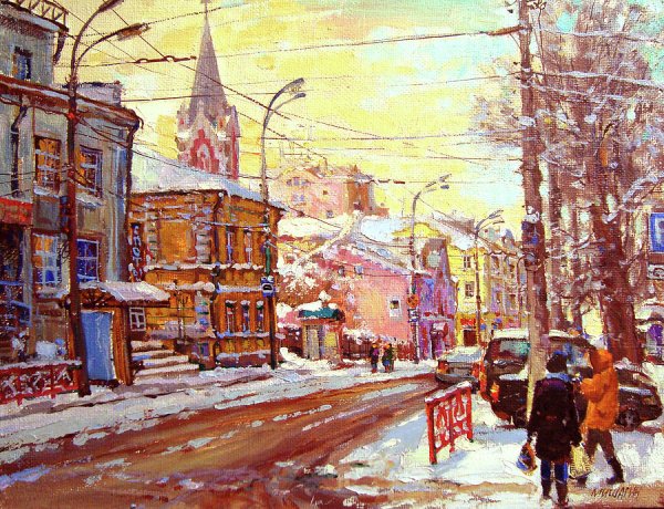 Мишагин Андрей художник картины зима