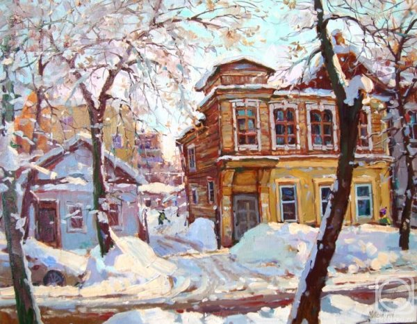 Художник Андрей Мишагин зима