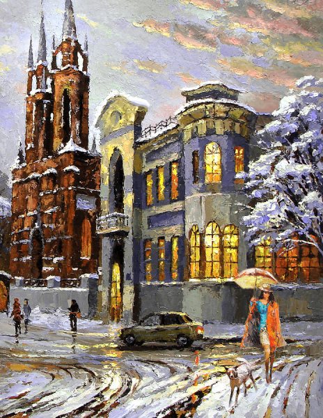 Самара на картинах Дмитрия Спироса