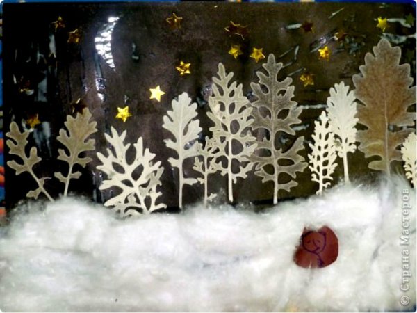Поделки на тему первый снег