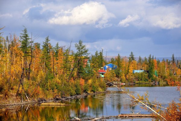 Осень тундра Норильск Талнах
