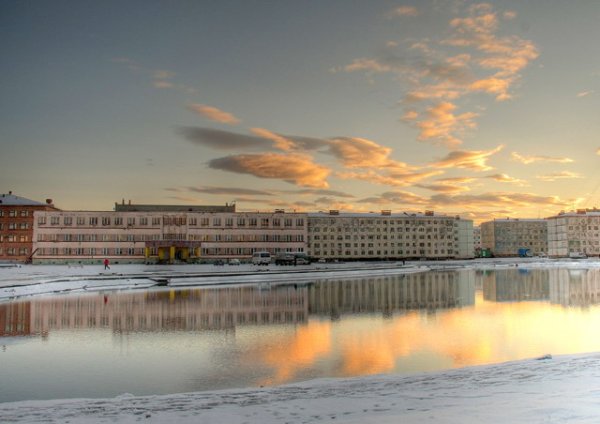 Северное сияние в Кайеркане