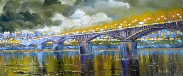 Обь Новосибирск живопись