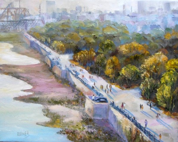 Городской пейзаж Новосибирск