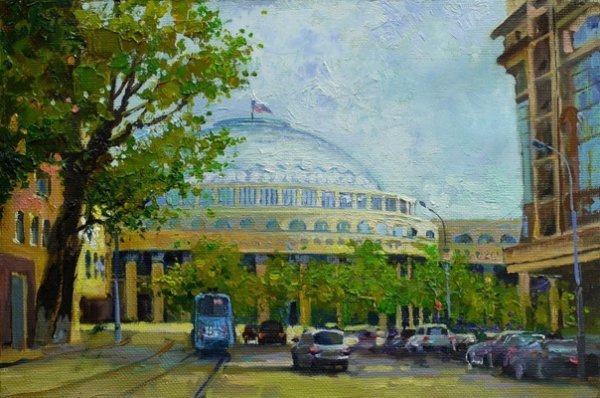 Михаил Казаковцев оперный театр живопись Новосибирск