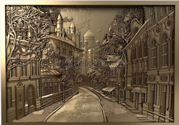 Панно городской пейзаж