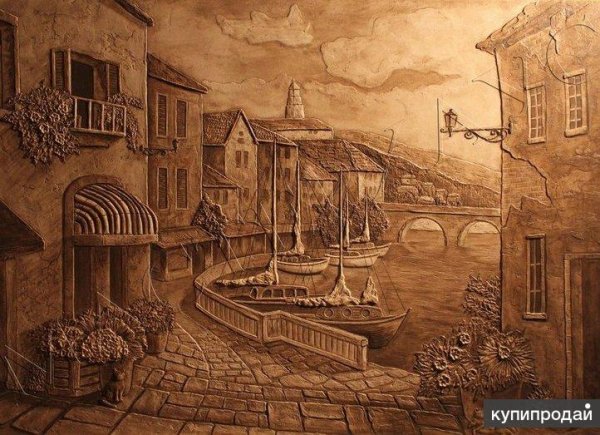 Панно из штукатурки на стену