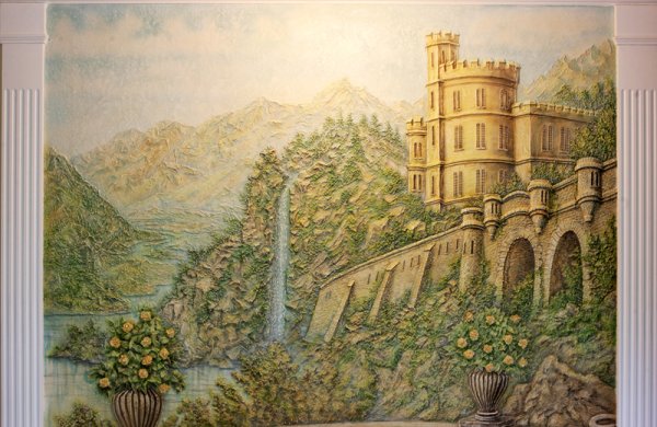 Барельеф замок