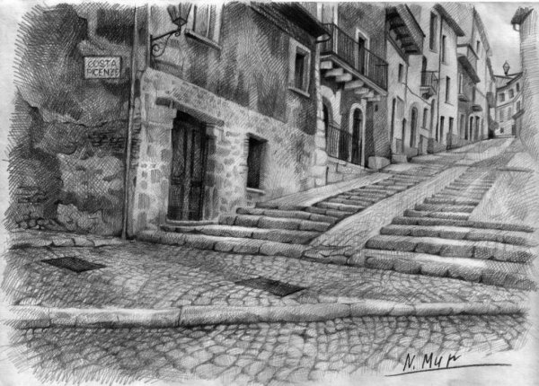 Городской архитектурный пейзаж