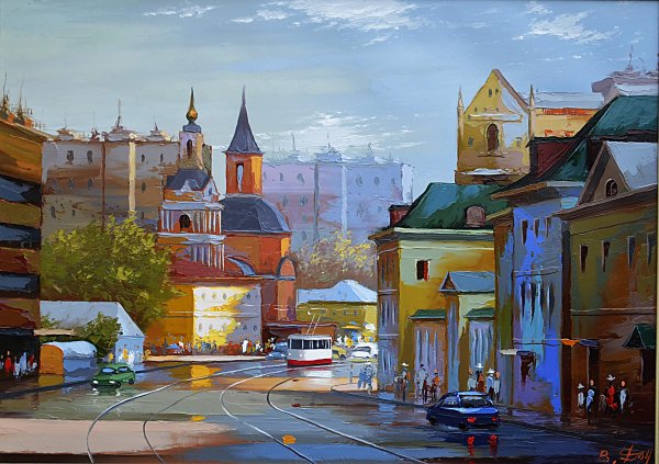 Александр Стародубов картины Булгаковская Москва