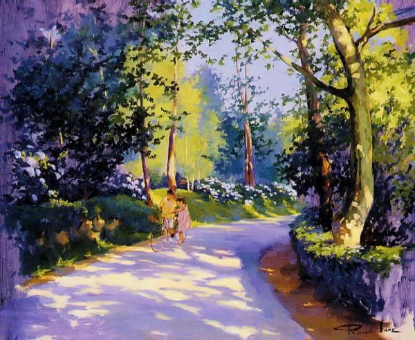 Испанский художник Рикардо Санц