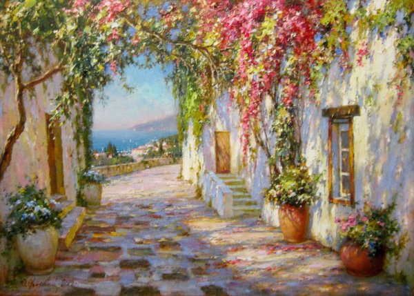 Юрий Обуховский Солнечный пейзаж