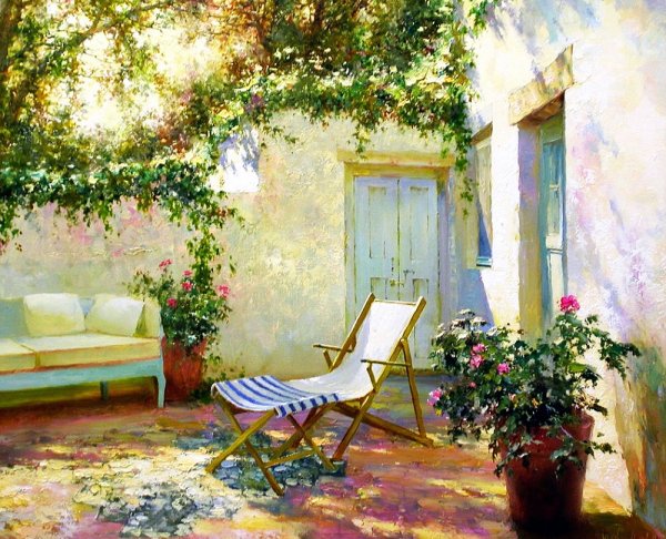 Юрий Обуховский Солнечный пейзаж