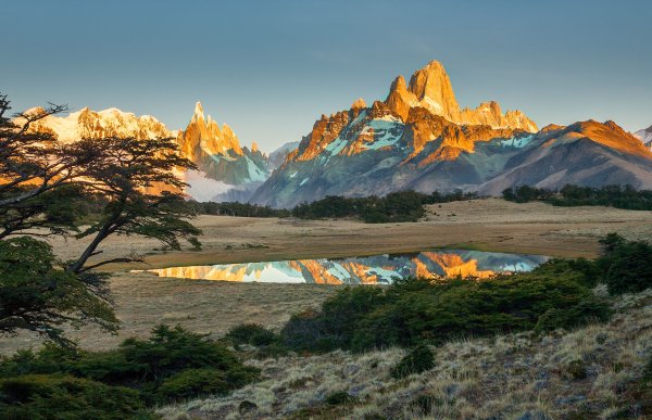Пейзаж Патагонии Аргентина