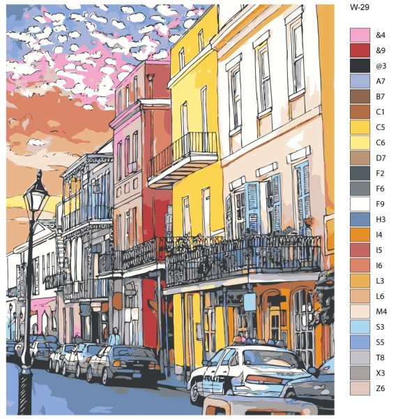 Городской пейзаж в перспективе