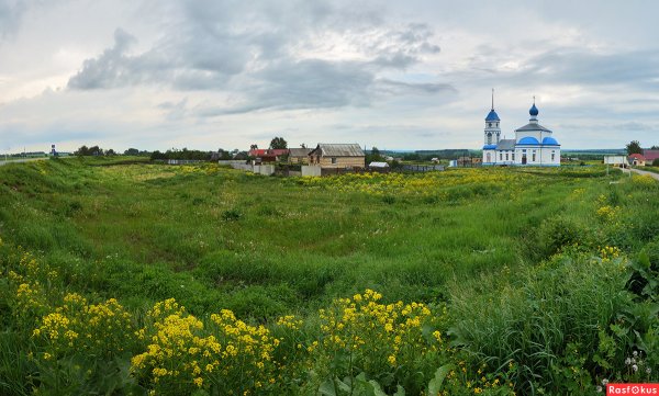 Деревня Мордовии пейзаж