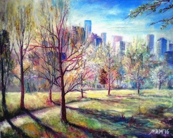 Патриаршие пруды Москва живопись