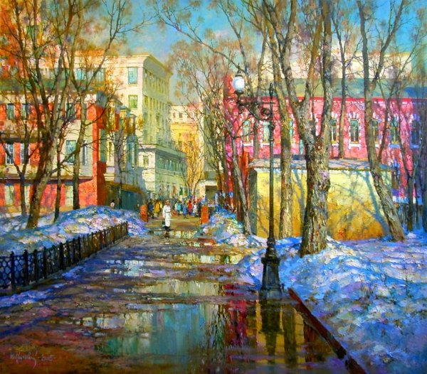 Евгений Казанцев Московский дворик