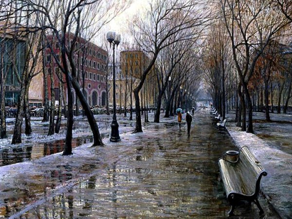 Александр шевелёв художник зима