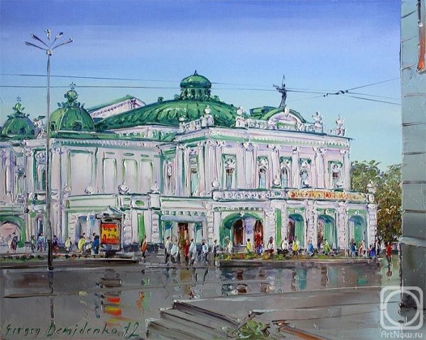 Омск на картинах художников