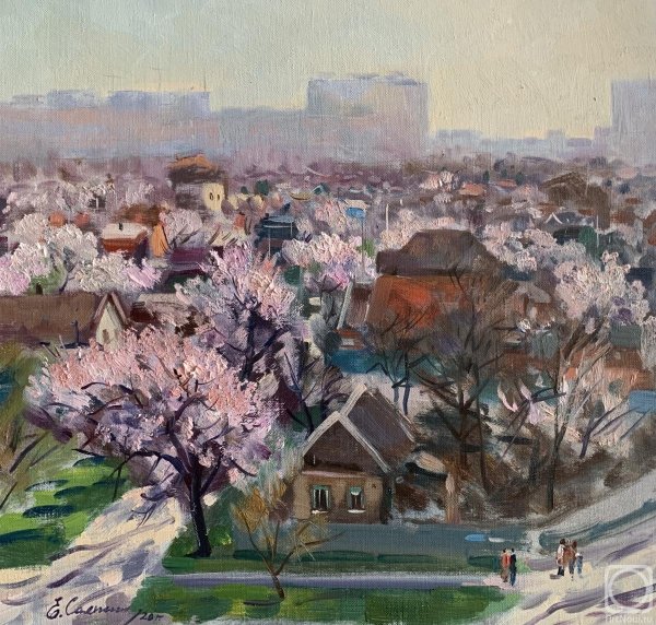 Городской пейзаж картины Ульяновск