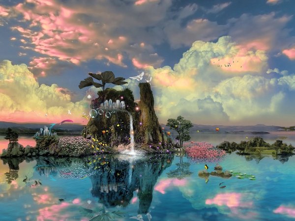 Сказочные фантастические пейзажи