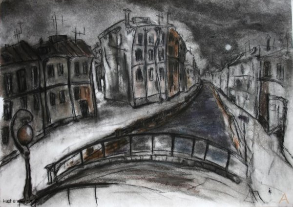 Станковая Графика акварель