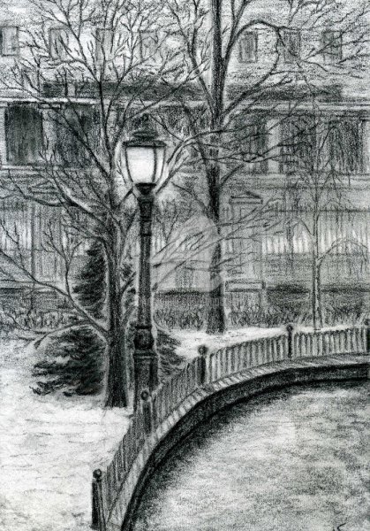 Пейзаж в графике