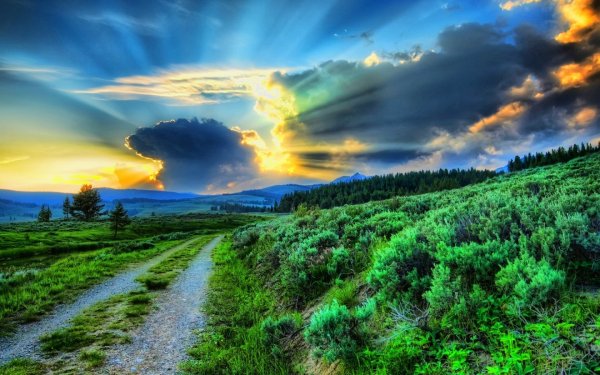 Красивый рассвет