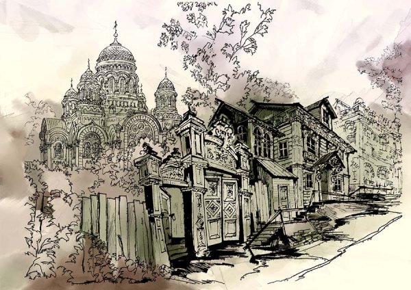 Олег Беседин Графика, акварель