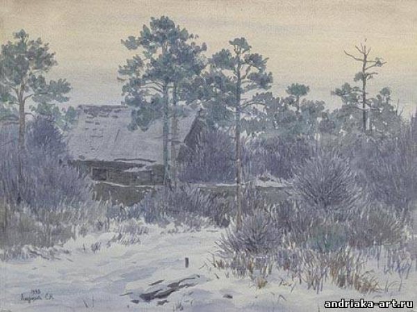 Зимние пейзажи Сергея Андрияки