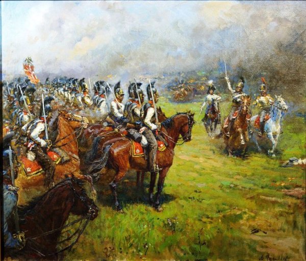 Кавалерийский бой. Мазуровский
