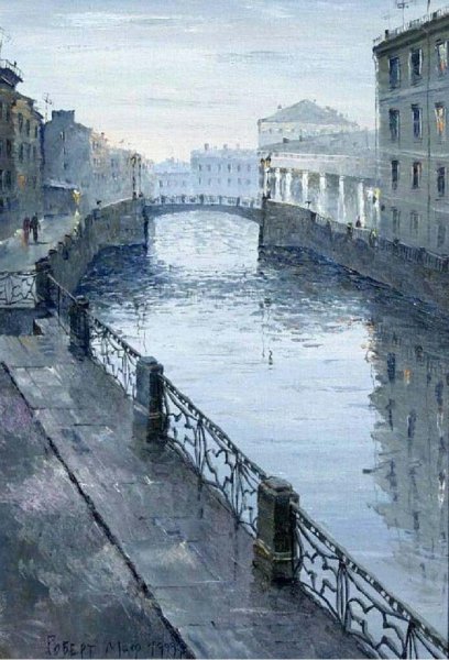 Петербург в живописи художник Роберт Мифтахутдинов