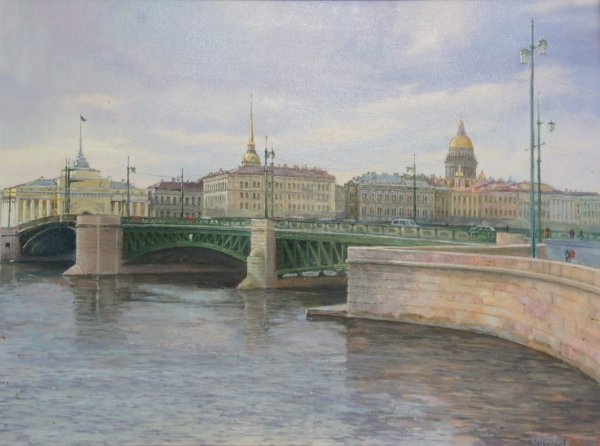 Белые ночи в Питере живопись