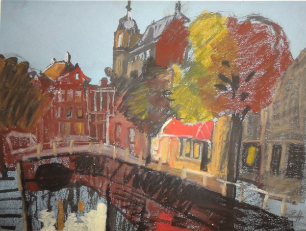 Ненастина Елена художник масляная пастель