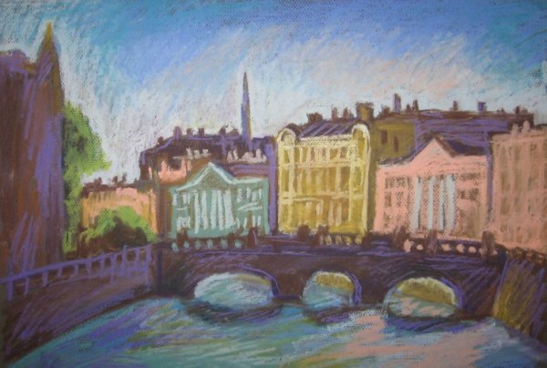 Таткина пастель пейзаж