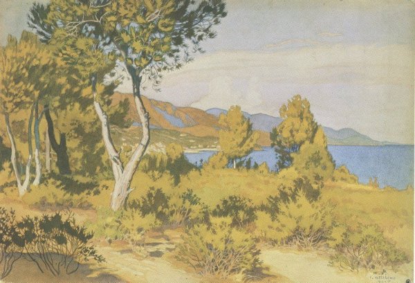 Иван Билибин пейзажи