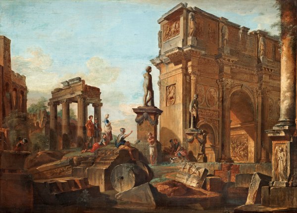 Римские руины Джованни Паоло Панини (Giovanni Paolo Panini).