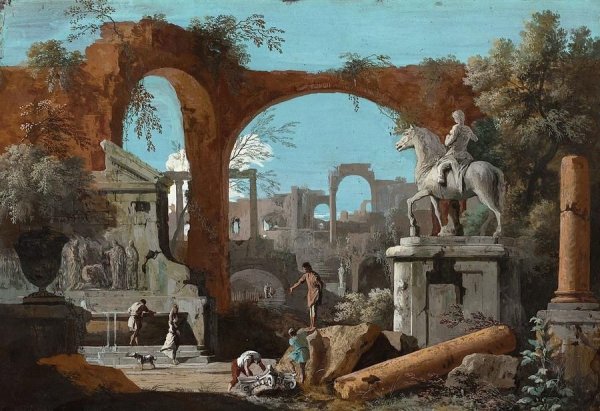 Картины художников руинистов Марко Риччи