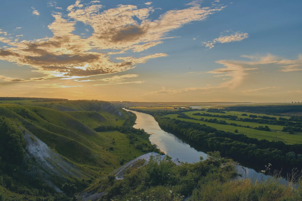 Река красивая меча Ефремовский район Шилово