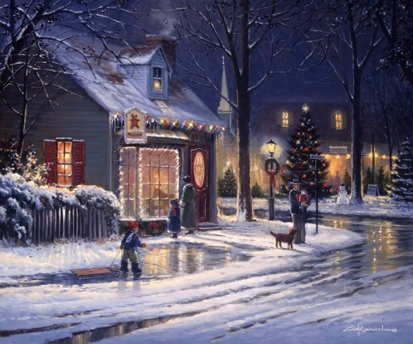 Cobble Hill зимний парк