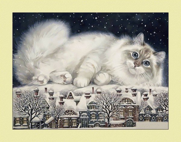 Татьяна Хазова художник снежные коты