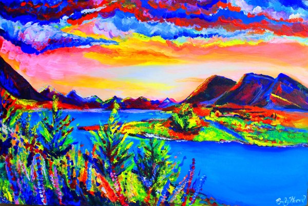 Живопись разноцветный