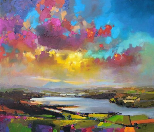 Scott Naismith художник море мастихином